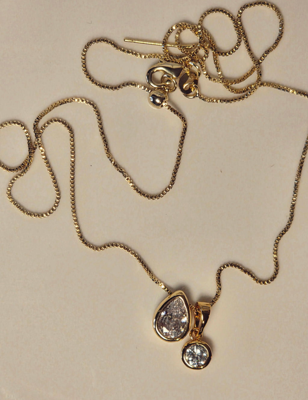 "Two Different" Gold Filled Necklace