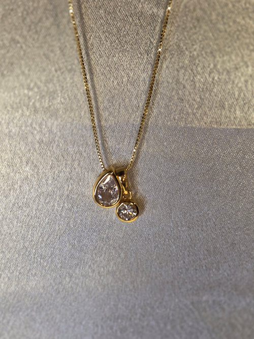 "Two Different" Gold Filled Necklace